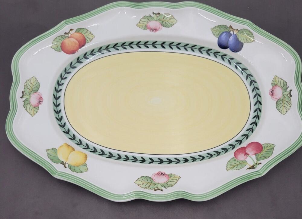 Villeroy & Boch French Garden Fleurence Collection 14" Serving Oval Platter